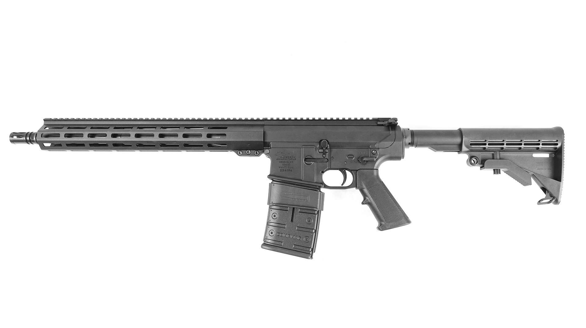 Anderson 18" .308 M-LOK Slick-Side AR-10 Compmag Rifle