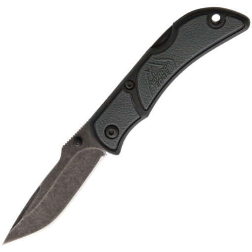 AR15 Discounts Outdoor Edge 2.5 CHASM - Small, Plain Edge Gray - $22.95 at AR15 Discounts