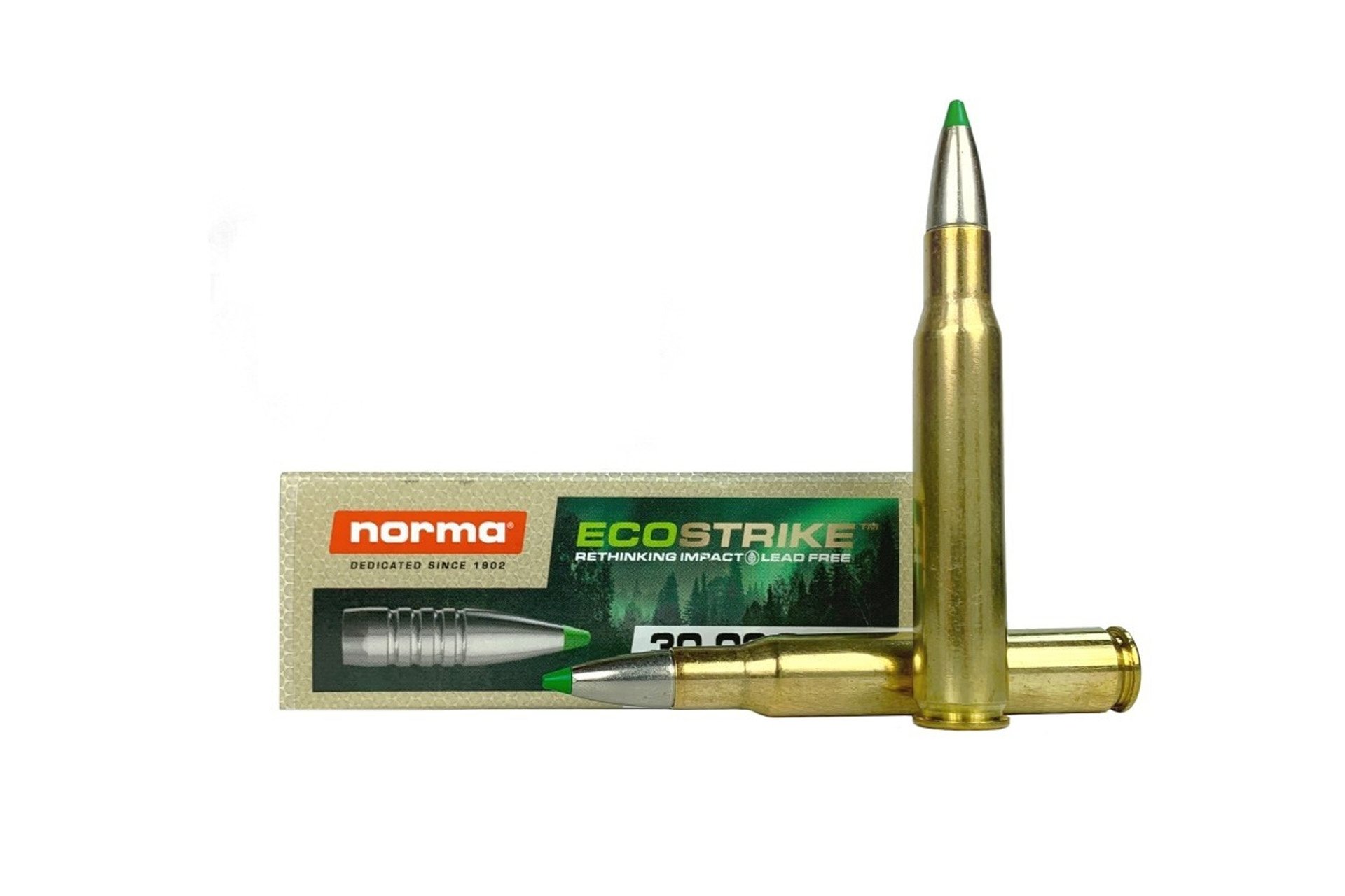 Norma ECOSTRIKE .30-06 Springfield 150gr Polymer Tip Lead-Free Rifle Ammo - 20 round box