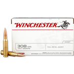 Winchester USA .308 147gr FMJ Rifle Ammo – 20 round box