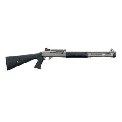 Benelli 11794 M4 H20 Tactical 12GA 3" 18.5" Titanium/Black 5+1 Semi-Auto Shotgun w/ Pistol Grip