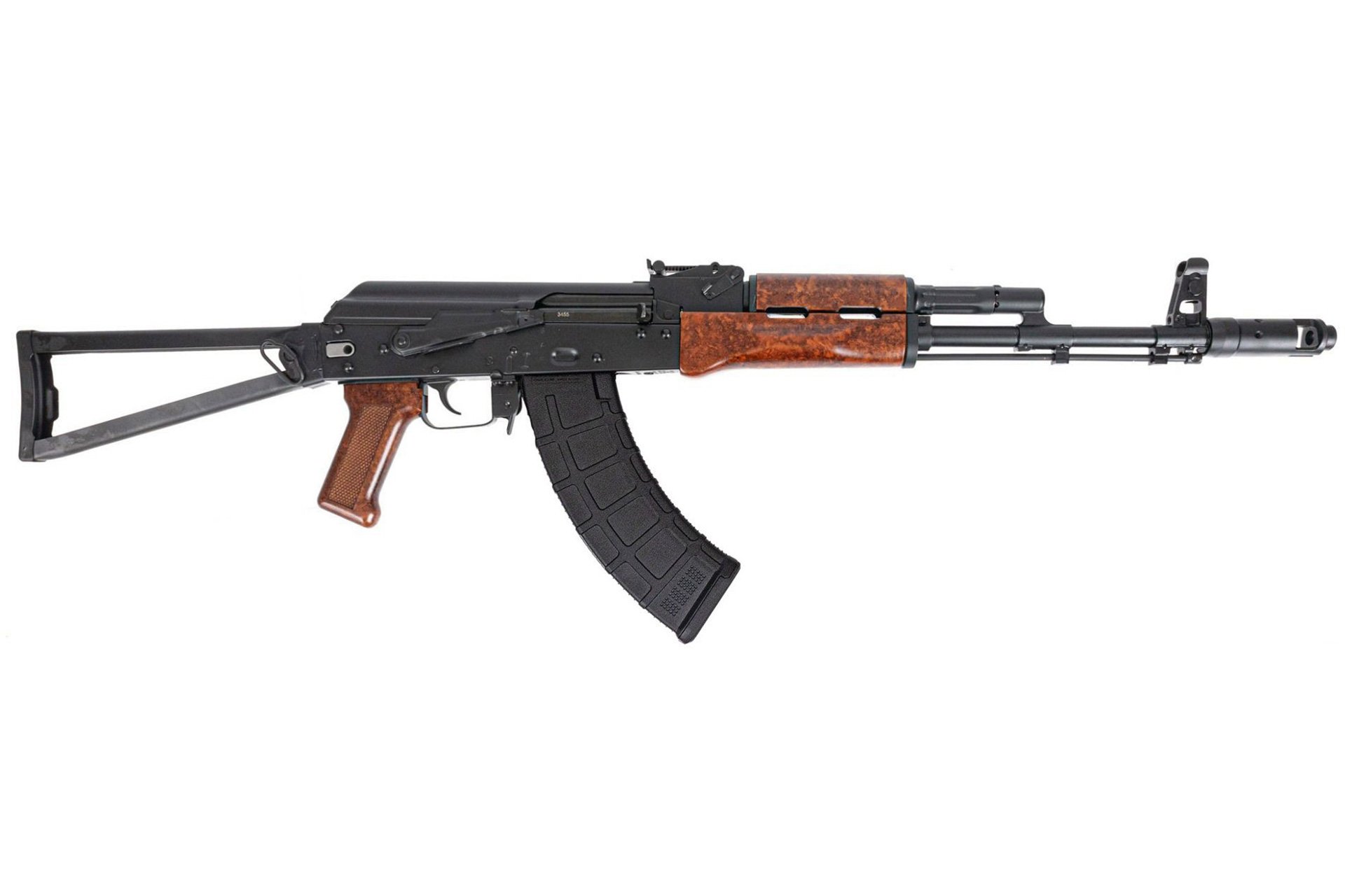 PSA AK-103 GF3 Classic Triangle Side Folding Rifle w/Cleaning Rod, Imitation "Bakelite" Grip
