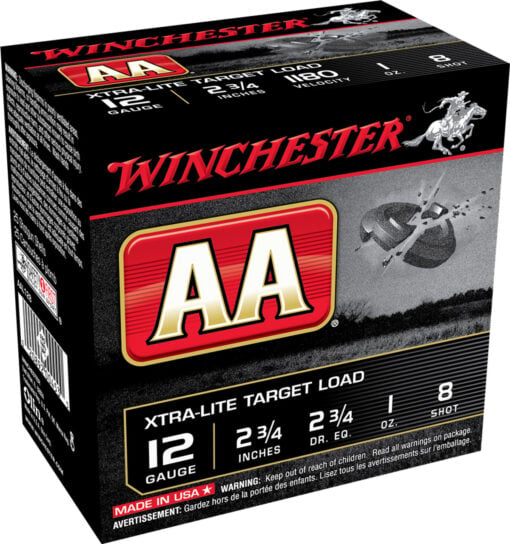 Winchester Ammo AAL128 AA Xtra-Lite 12 Gauge 2.75" 1 oz 8 Shot Shotgun Ammo - 25 Rounds - AR15 Discounts
