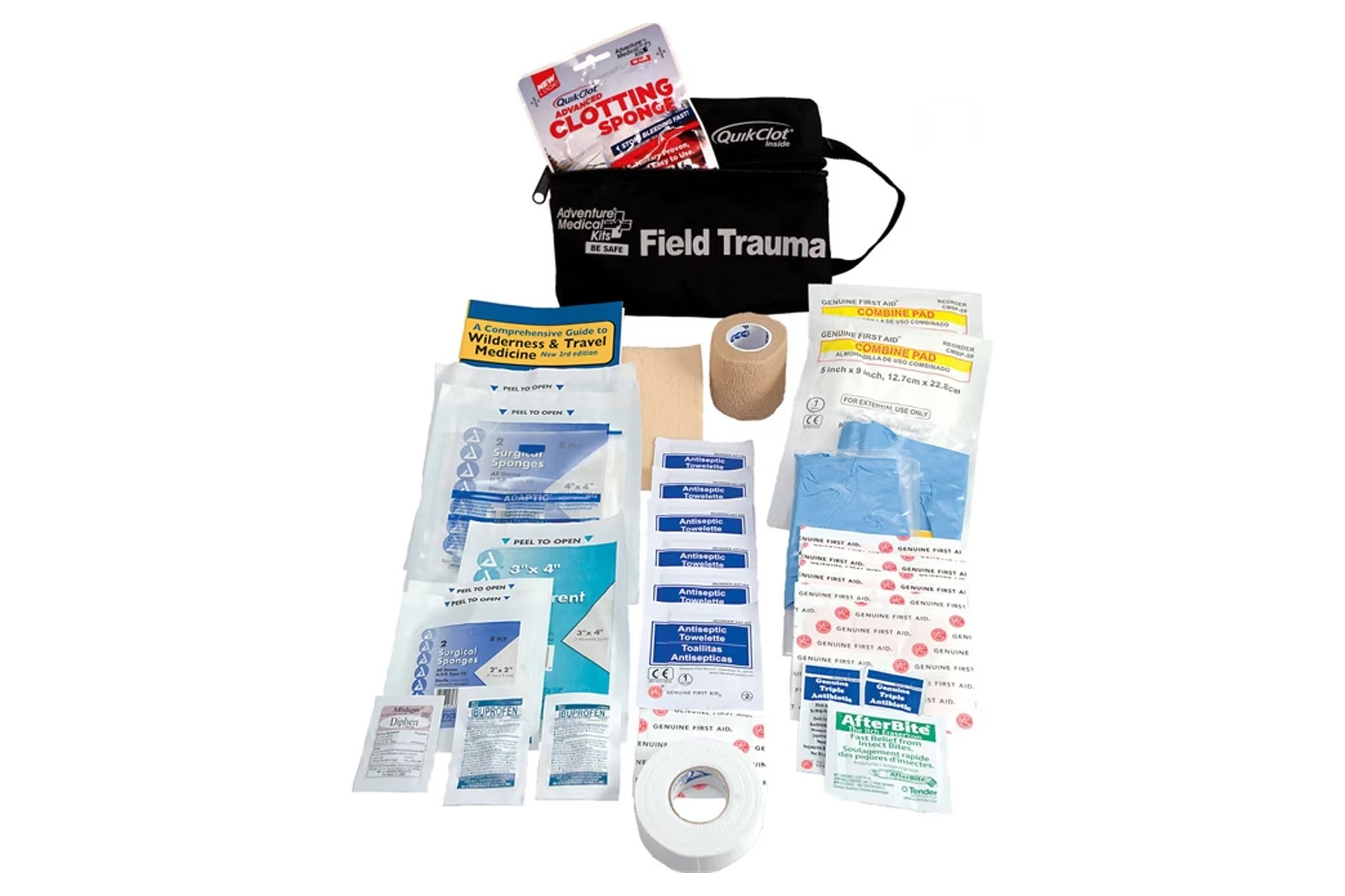 Adventure Medical Kits 2064-0291 Tactical Field/Trauma with QuikClot First Aid Kit