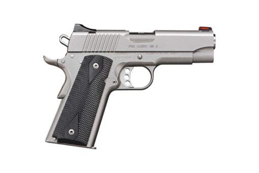 Kimber Pro Carry HD II 38SUP 4  StainlessSilver 4 Barrel 71 Rounds Polymer Grips 3Dot Sights