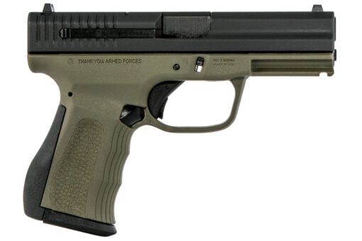 FMK OD Green Pistol 9mm 4double action Glock comp sights