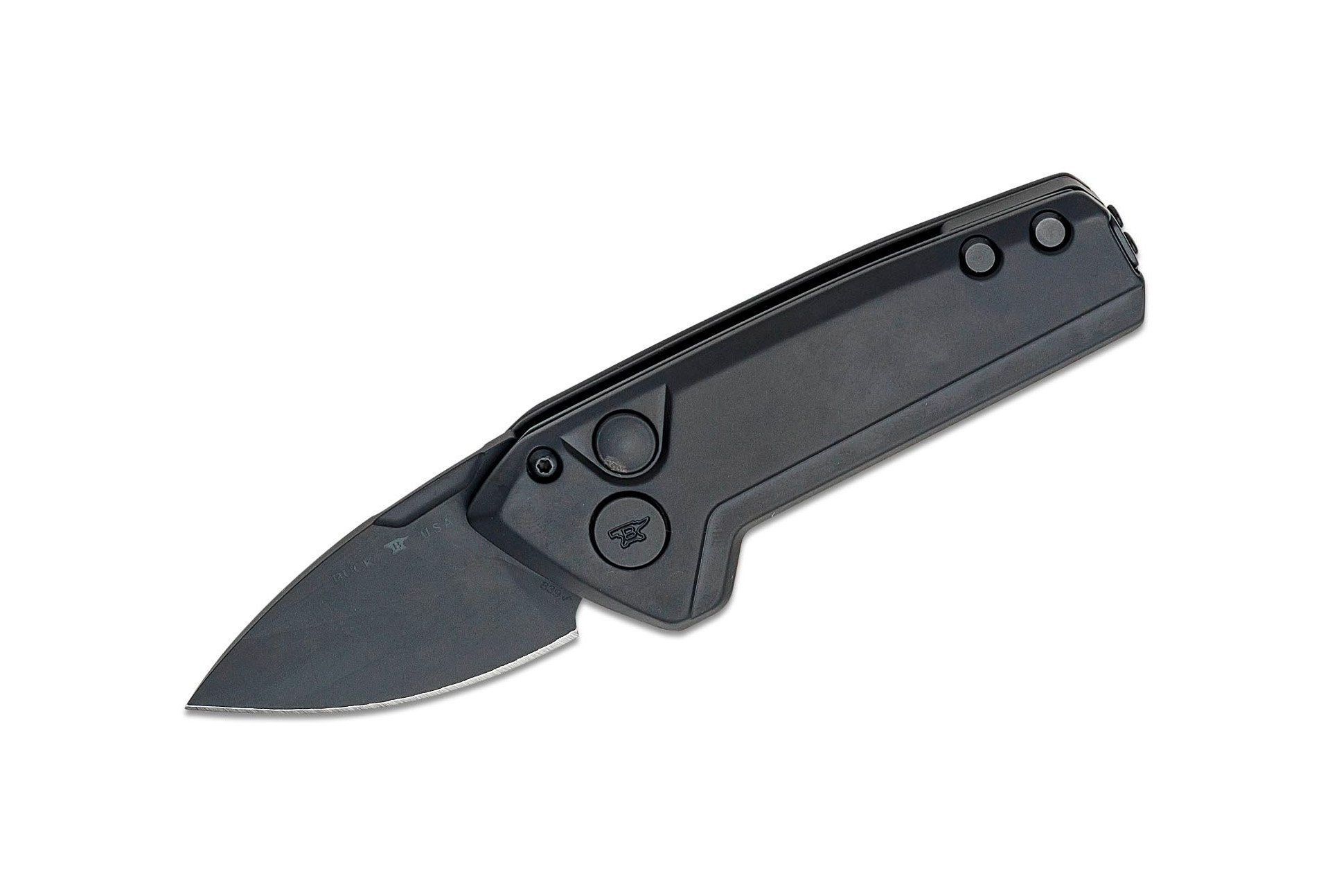 Buck Knives 839 Mini Deploy Auto Knife - Blackout Pro
