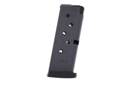 AR15 Discounts Ruger, Magazine, 380ACP, 6 Rounds, Fits Ruger LCP, with Finger Rest, Steel, Blued Finish - $37.95 at AR15 Discounts