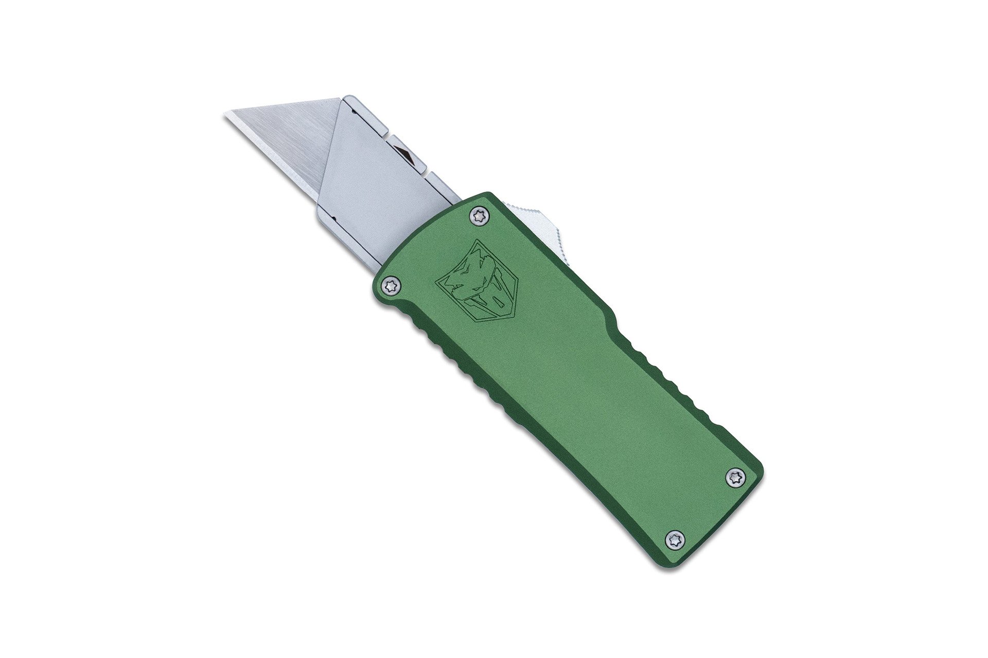 CobraTec OTF Auto Utility Knife - OD Green