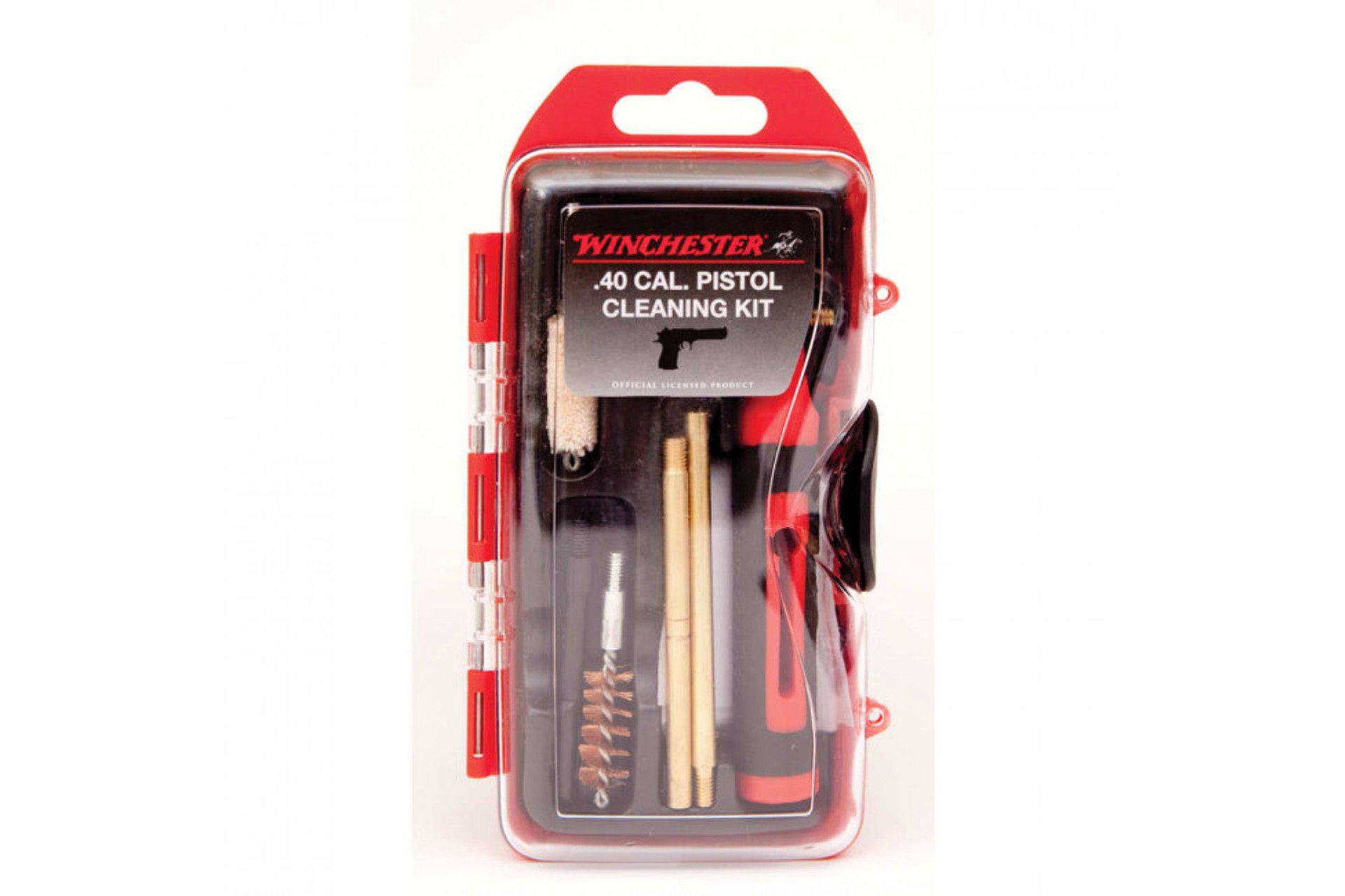 WINCHESTER DACWIN40P MINI PISTOL CLEANING KIT - 14 PIECE - 40 CAL/10MM