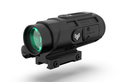 Swampfox Saber 5x36mm 4 MOA Prism Scope - Green - 