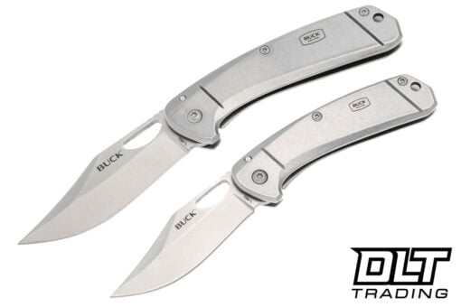 Buck Knives 2-Piece Holiday Collector's Tin - Model 788 Large & 789 Small Frame Lock Knives - 