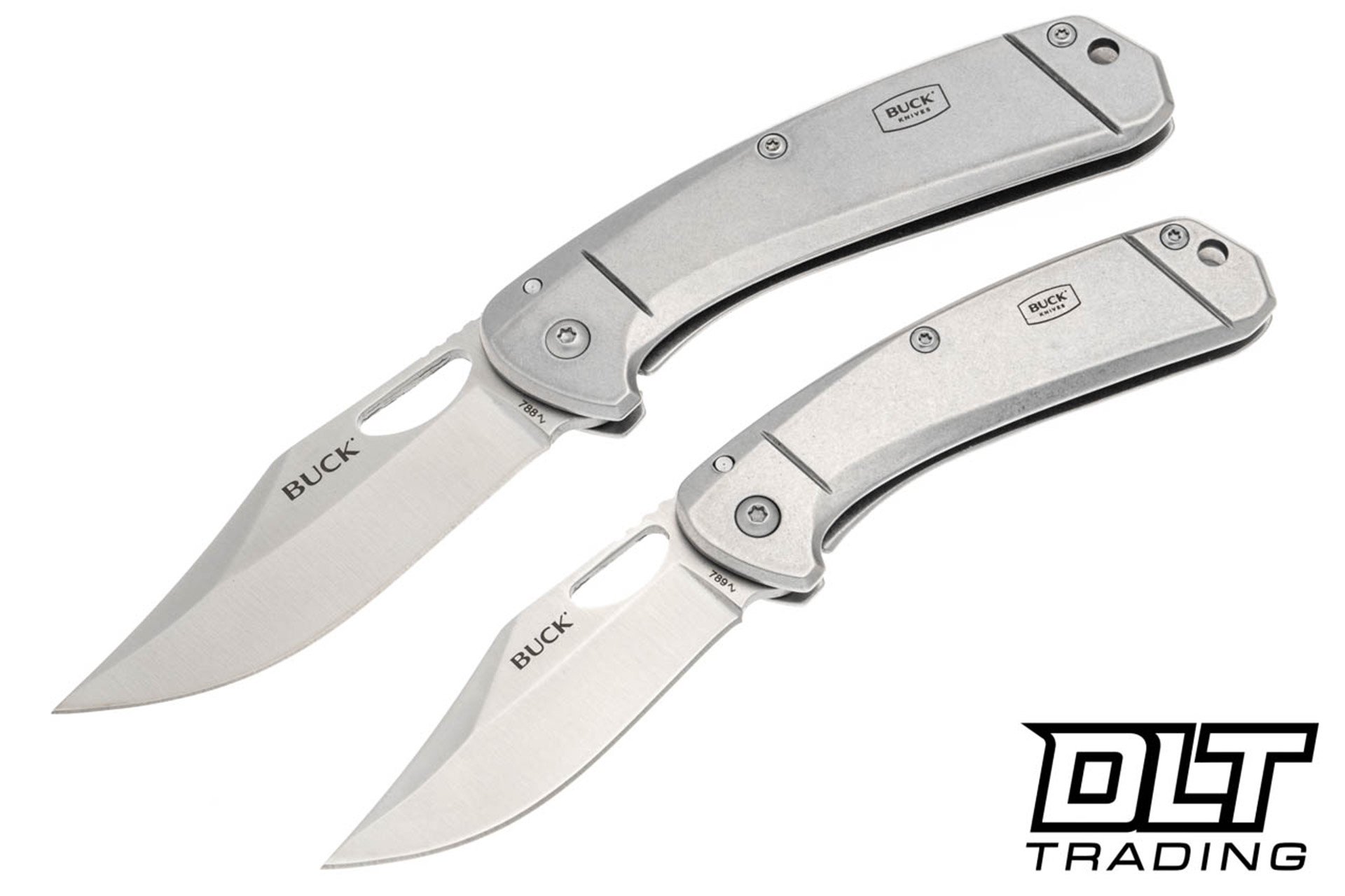 Buck Knives 2-Piece Holiday Collector's Tin – Model 788 Large & 789 Small Frame Lock Knives