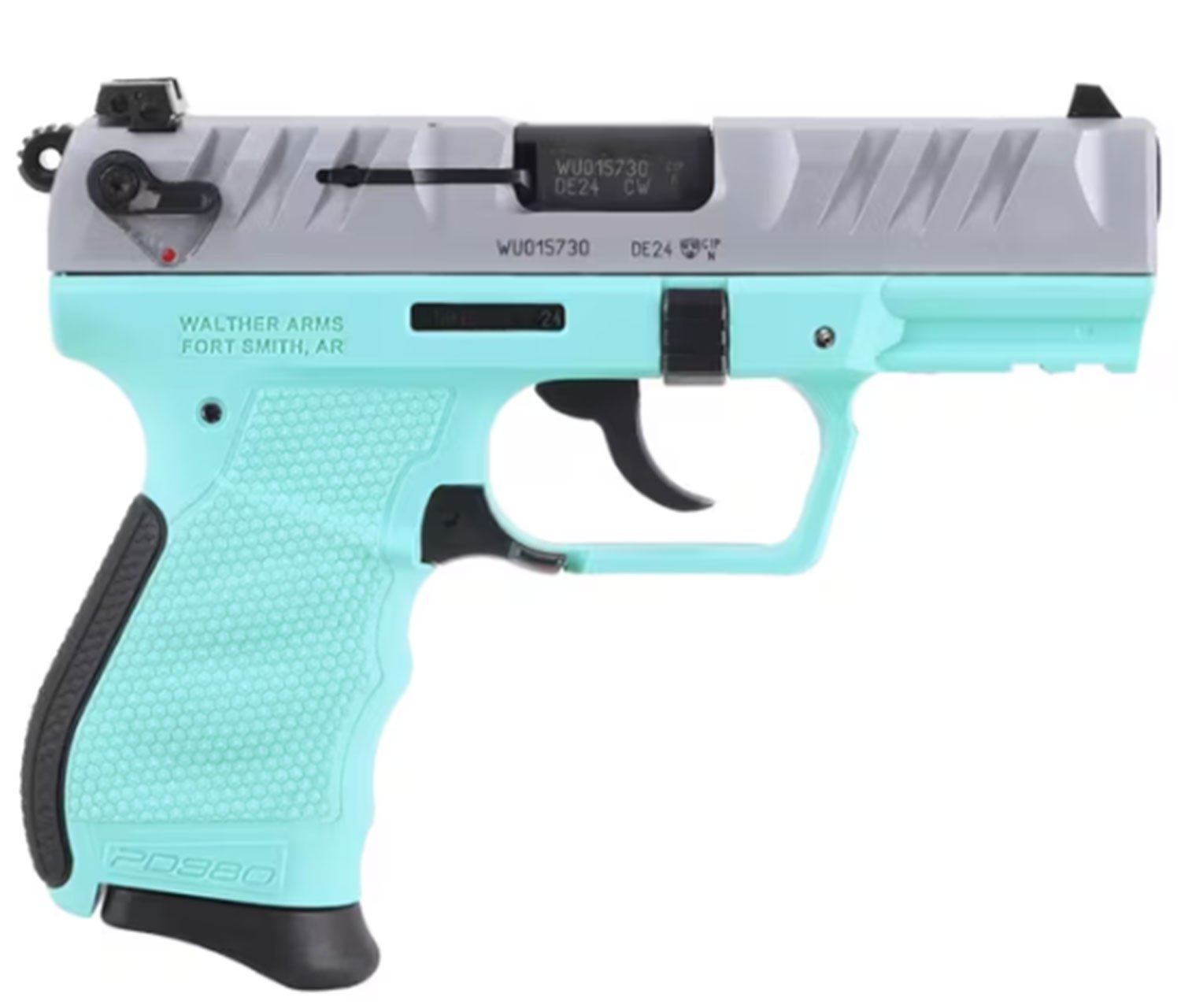 Walther PD380 .380 ACP 3.7" 9RD Pistol - Angel Blue