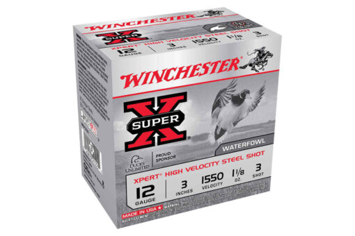 Winchester Super-X Xpert 12 Gauge 3" 1-1/8 oz. #3 Steel Shot Shotgun Ammo - 25 Rounds - AR15 Discounts