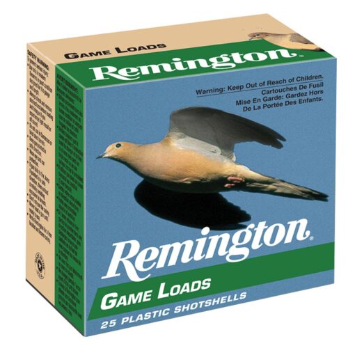Remington Ammunition 20028 Game Load 12 Gauge 2.75" 1 oz 6 Shot Shotgun Ammo - 250 Rounds -