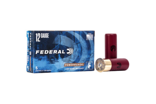 Federal Power-Shok 12 GA 00Buck-Shot 5-Rounds 2.75" Low Recoil - AR15 Discounts