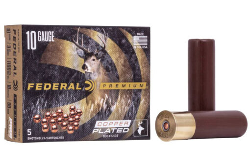 Federal P108F00 Premium Buckshot 10Gauge 3.50" 18Pellets 2 1/4oz 00BuckShot - AR15 Discounts