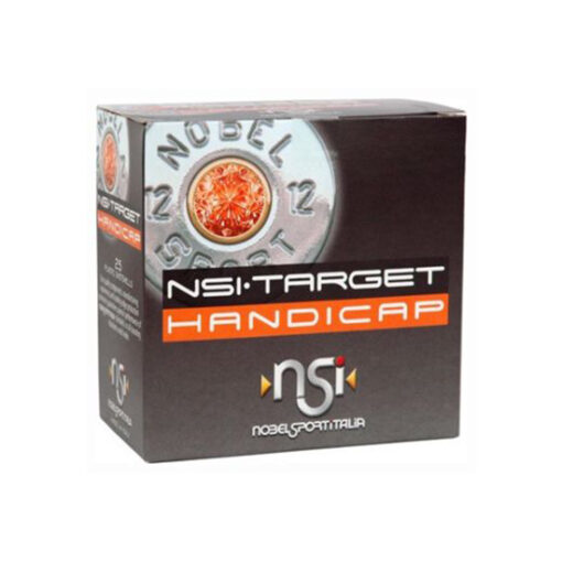 NOBEL SPORT 12 GAUGE TARGET HANDICAP DRAM 2-3/4'' 1-1/8 OZ #8 SHOT 1265 FPS Shotgun Ammo - 250 Rounds -
