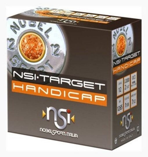 NOBEL SPORT 12 GAUGE TARGET HANDICAP DRAM 2-3/4'' 1-1/8OZ #7.5 SHOT Shotgun Ammo - 250 Rounds -