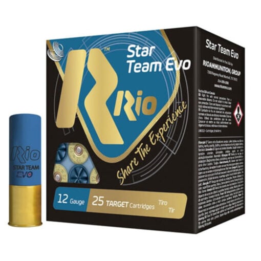 RIO STAR TEAM EVO 28 HV 2-3/4" #8 1OZ 12GA AMMO Shotgun Ammo - 25 Rounds