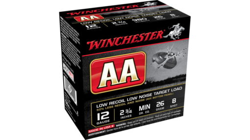 Winchester Ammo AA12FL8 AA Low Recoil 12 Gauge 2.75" 26 Gram 8 Shot Shotgun Ammo - 25 Rounds - AR15 Discounts