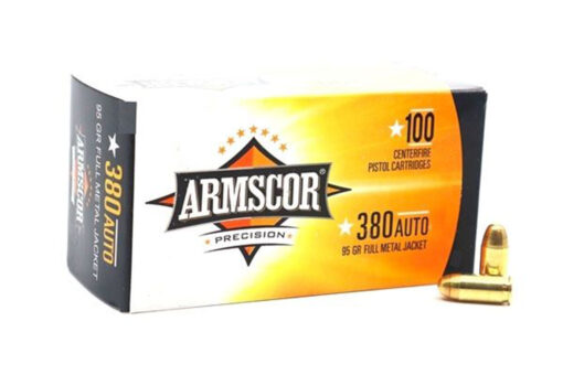Armscor 50315 Pistol Value Pack 380 ACP 95 gr Full Metal Jacket (FMJ) Handgun Ammo - 1200 Rounds - 