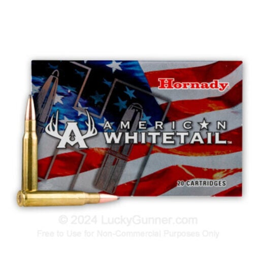 Hornady 8108 American Whitetail 30-06 150 Grain Interlock Soft Point 200 Rd - 