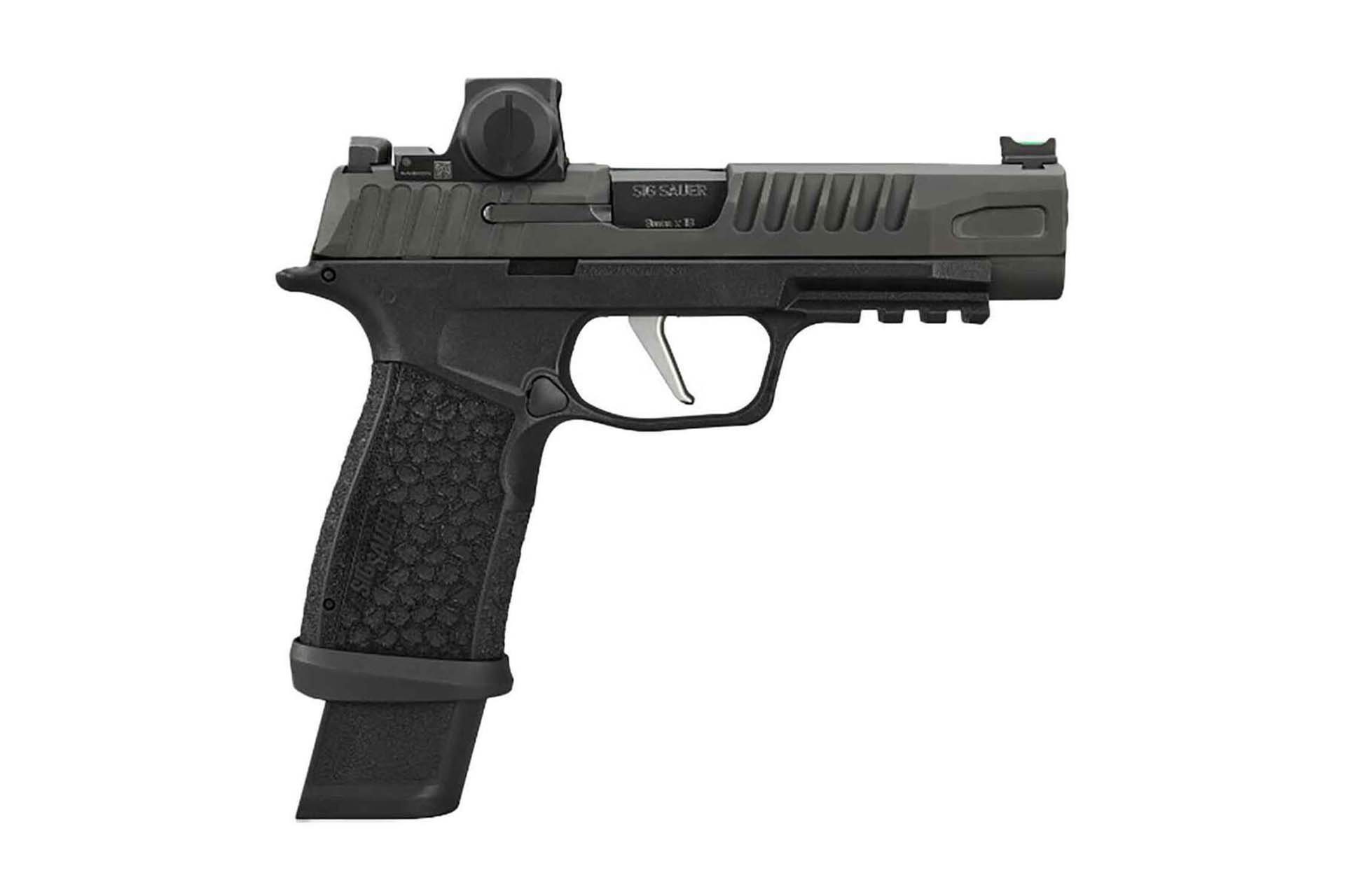 Sig Sauer 365XF9BFORXX P365 Fuse 9mm Luger 17+1/21+1 4.30" ROMEO-X COMPACT w/ Fiber Optic Front, Black Serrated Rear