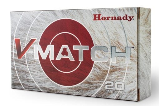 Hornady 81603 Vintage Match 6MM ARC 80 Grain Eld-Vt Brass Cased Rifle Ammunition Rifle Ammo - 200 Rounds - 