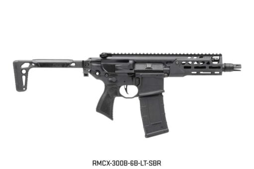 Sig Sauer Sigmcx 300 Blk Pistol 675In Rattler Lt Blk Semi Fold Pcb Al Mlok Hg 1 30Rd Mag