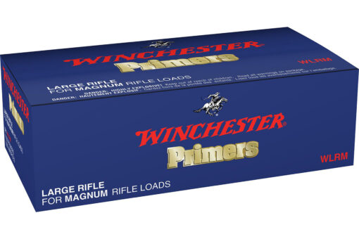 AR15 Discounts Winchester Ammo WLRM Centerfire #8-1/2M - 120 Large Magnum Rifle 1000 Per Box/ 5 Case - $139.99 at AR15 Discounts
