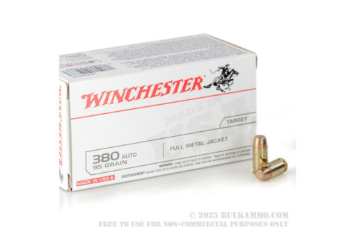Winchester USA380JHP 380 95Gr JHP Ammo, 500rd - AR15 Discounts