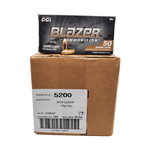 CCI 5200 Blazer Brass 9mm 115 GR FMJ Handgun Ammo – 1000 Round Case