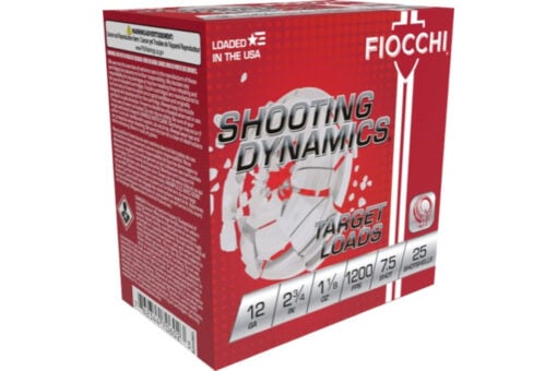 Fiocchi 12SD18H7 12G 2 3/4" 1 1/8 oz Lead Chill 7.5 Shot Shot Gun Shells 250rd Case