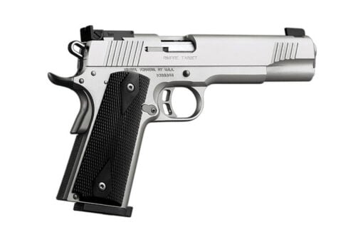 Kimber Stainless Target II Semi 10MM 5 Silver Laminate Grips Adjustable Sights 8 Rds CA Compliant