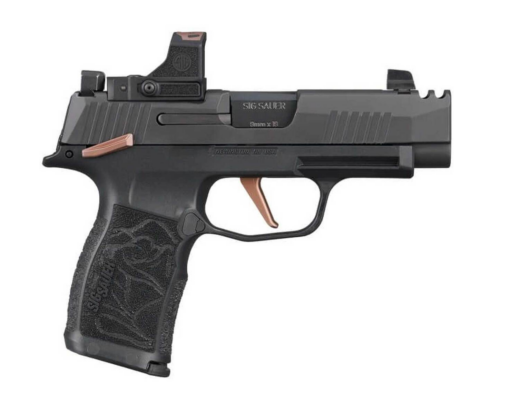 Sig Sauer P365XL Rose 9mm Luger 370in Black wRose Gold Accents Compact Pistol Kit  121 Rounds