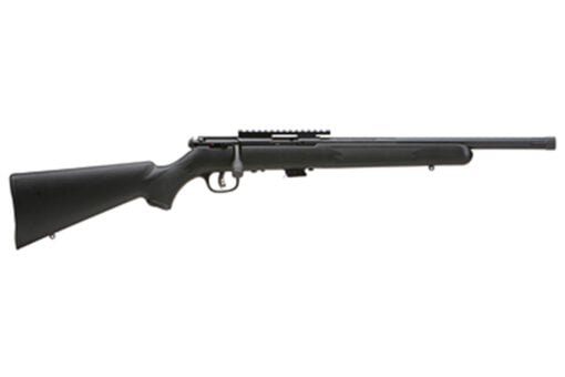 Savage Mark II FV-SR .21 Sharp Bolt Action Rifle - 10 Rounds, 16.5" Barrel, Black Synthetic Stock, Blue/Black - 