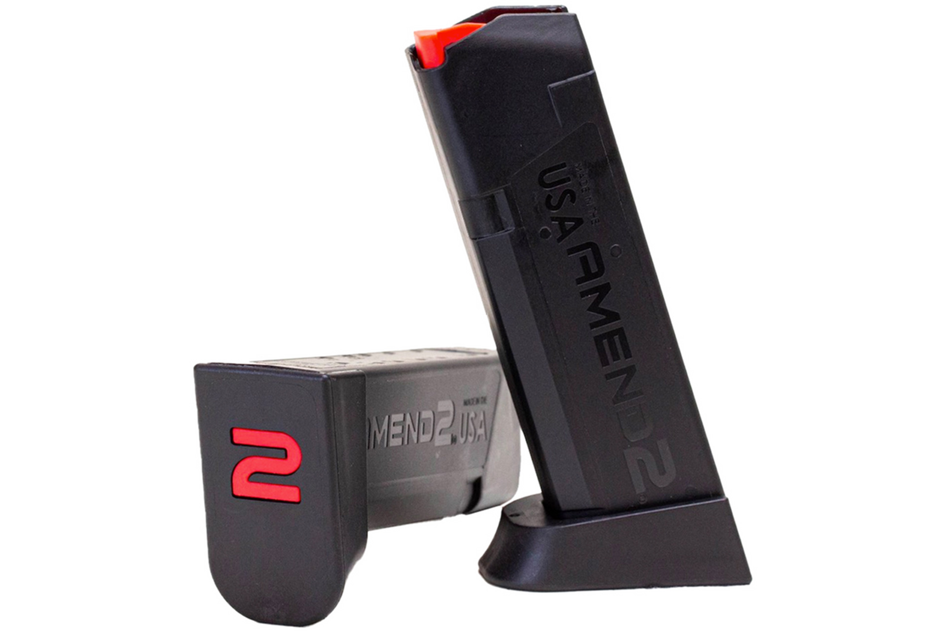 Amend2 A2-19 For Glock G19 9mm Luger Mod-2 Black 19/10 10-Round Magazine - Restricted State Compliant