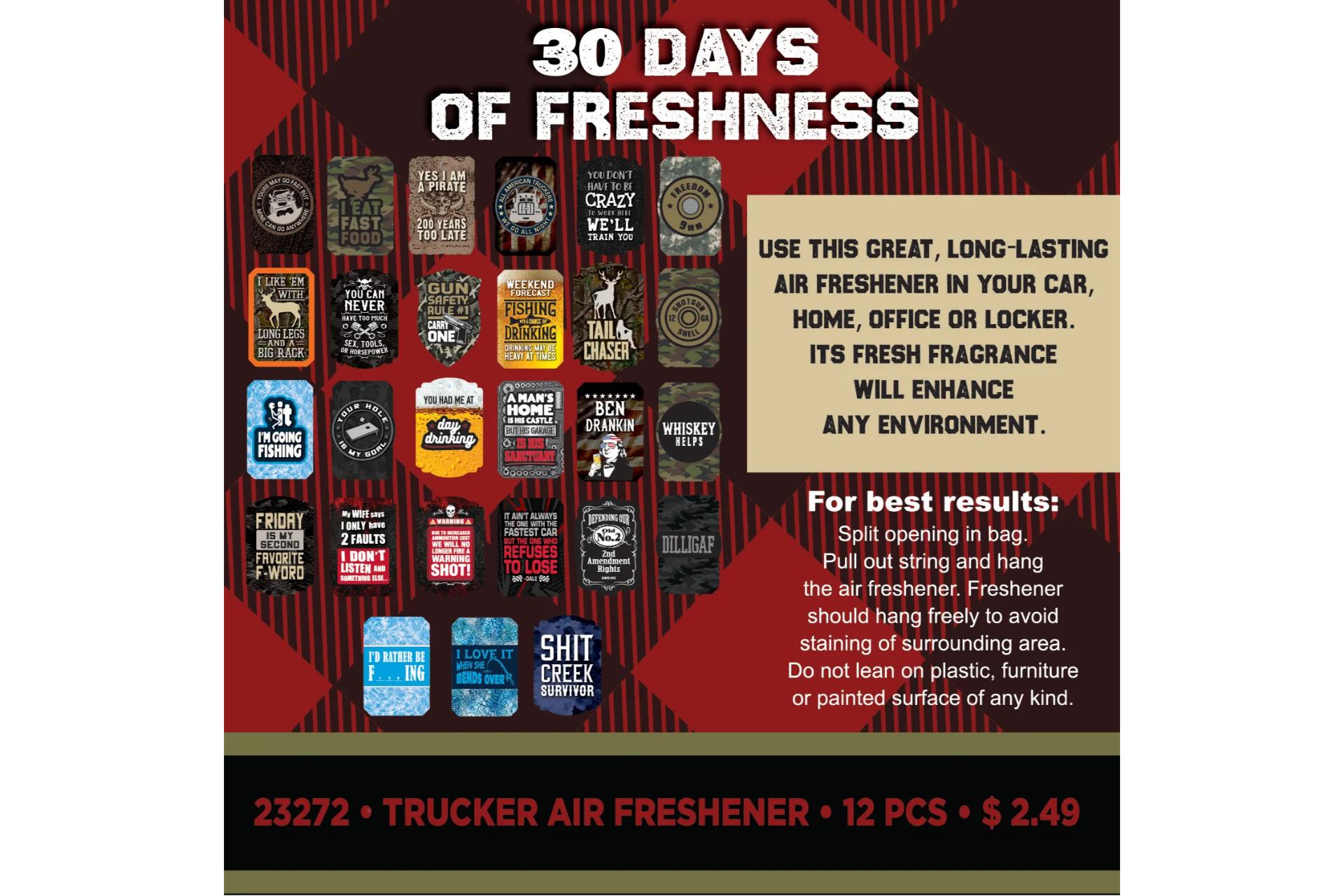 Novelty Inc 023272 Hanging Air Freshener