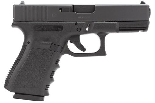 Glock PI2350203 G23 Gen3 Compact 40 SW 402 Barrel 131 Black Frame  Slide Safe Action Trigger