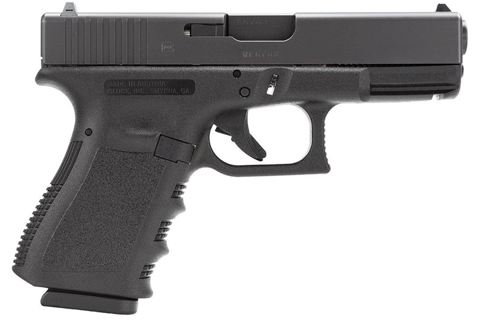 Glock PI2350203 G23 Gen3 Compact 40 S&W 4.02" Barrel 13+1, Black Frame & Slide, Safe Action Trigger