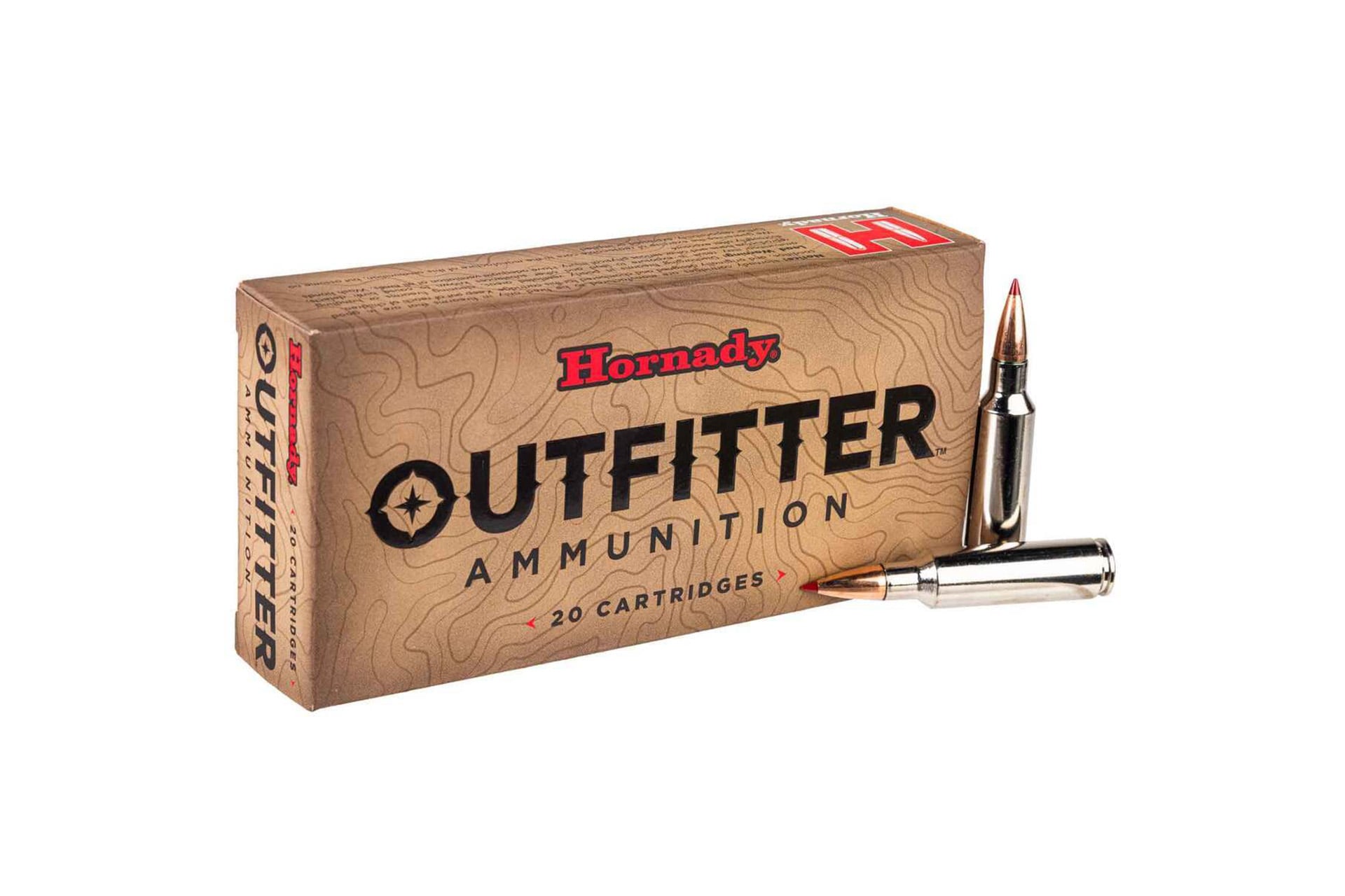 Hornady Outfitter .300 Winchester Short Magnum 180 Grain Copper Solid CX Brass Cased Centerfire Rifle Ammunition Rifle Ammo – 20 Rounds