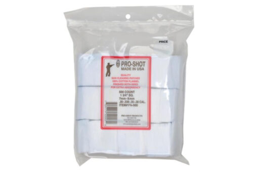 Pro-Shot Products, 1 3/4-500, Patch, 1.75", For 7MM-38 Caliber, 500 Pack