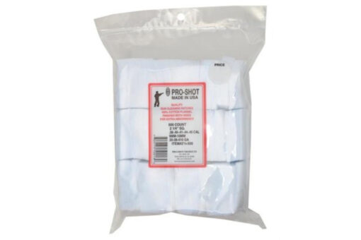 Pro-Shot Products, 2 1/4-500, Patch, .38-.45Cal / 20 Guage-410 Guage, 2 1/4" Square, 500 Pack