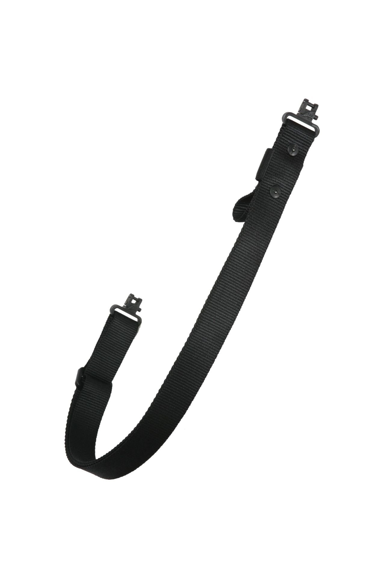 Outdoor Connection TP13DS Original Super-Sling 2+ 1.25" W x 28"-37" L Adjustable Black Nylon Webbing with Talon QD Swivels for Rifle/Shotgun