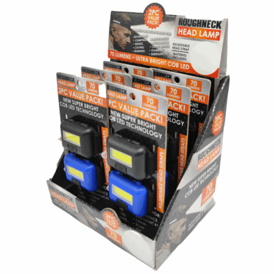 Novelty Inc 023389 HEAD LAMP COB LIGHT VALUE PACK