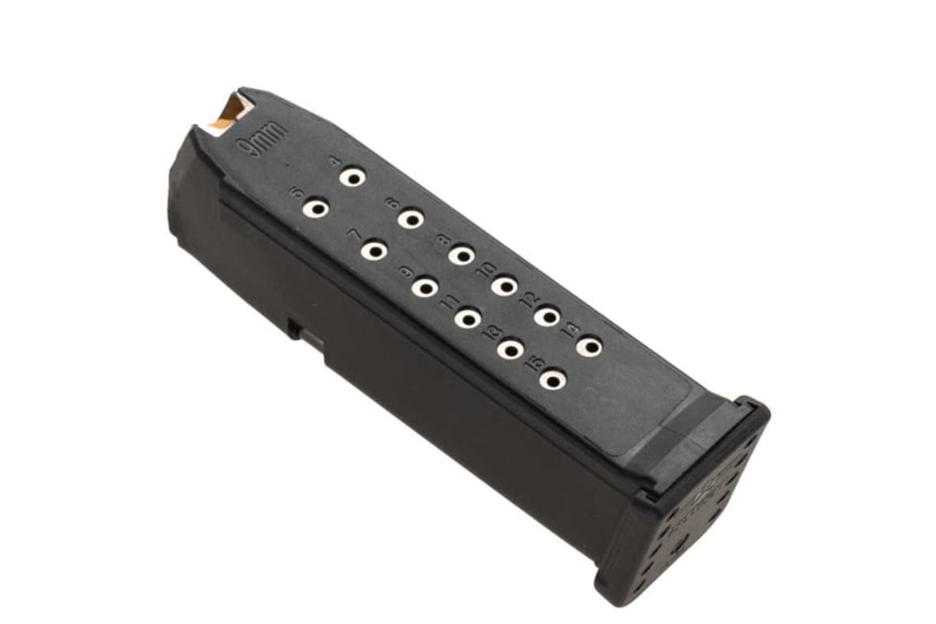 Xtech Tactical Steel Reinforced 10/15 10rd 9mm Magazine for Glock 19 with 17-7 SS Spring
