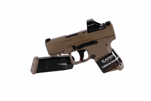 Canik CA Mete MC9 9mm 31 10rd OR SemiAuto CA Compliant Pistol w Holosun 407KX2 Red Dot  FDE
