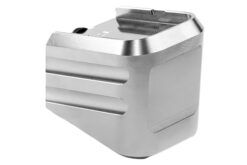 Cross Armory CRG+0MEG17SV Magazine Extension Fits Glock 17/22/31 Gen 1-5 Silver Aluminum